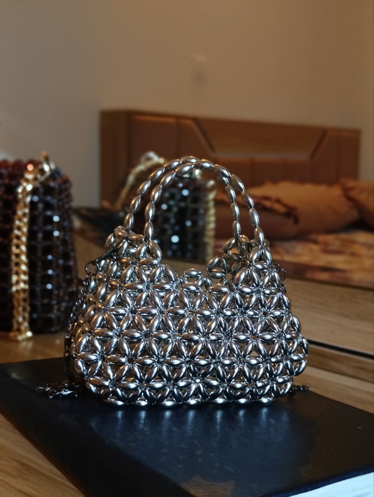 مینی بگ مرواریدی گل گندم